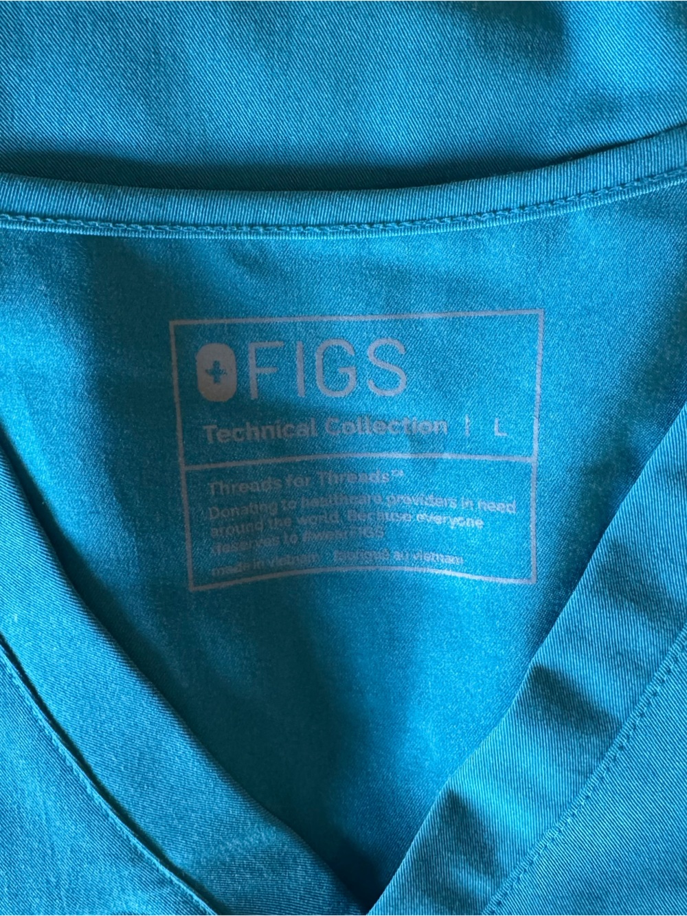 FIGS *Pacific* Blue Scrub SET - Picture 2 of 7